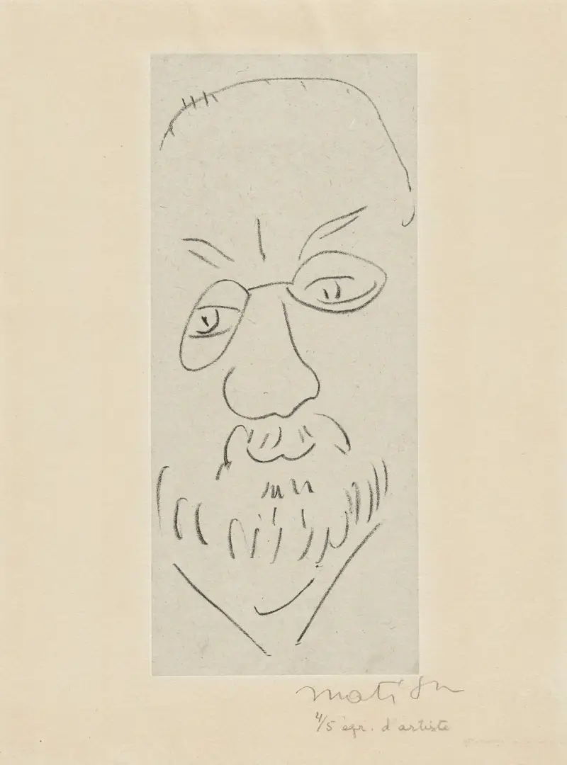 Autoportrét, 1946, Henri Matisse