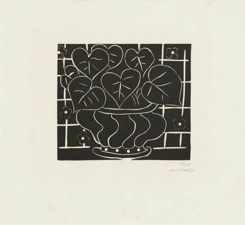 Corbeille de béganias I av Henri Matisse