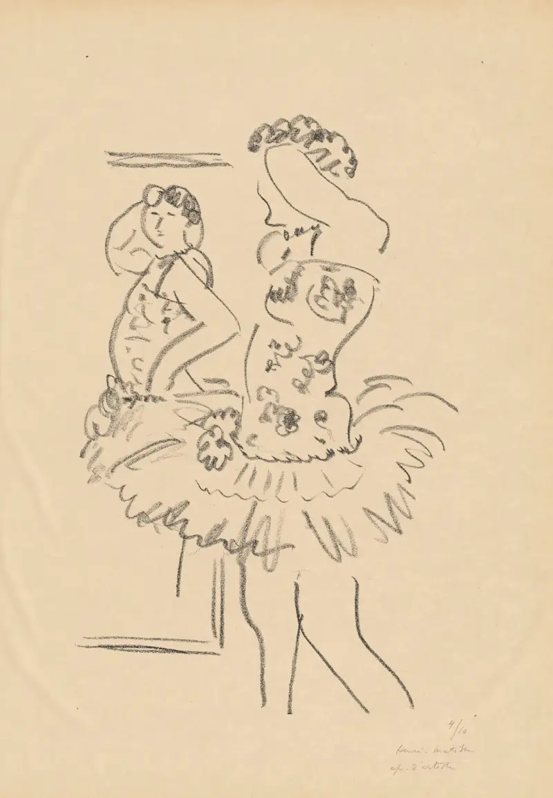 Tänzerin am Spiegel von Henri Matisse