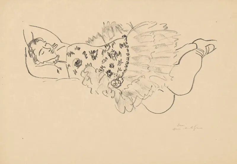 Schlafende Tänzerin von Henri Matisse