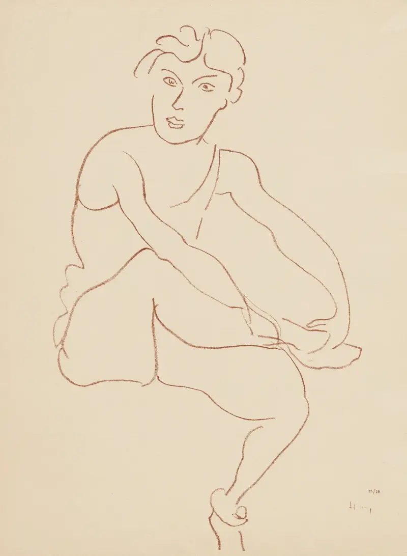 Akrobatische Tänzerinnen (Tafel 01) von Henri Matisse