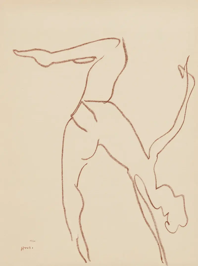 Akrobatische Tänzerinnen, Blatt 7 von Henri Matisse
