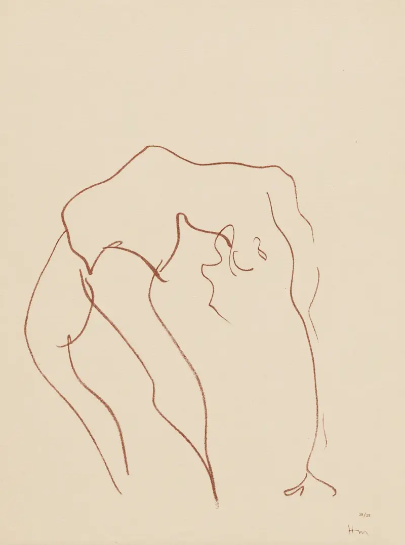 Danseuses acrobate Pl.10 av Henri Matisse