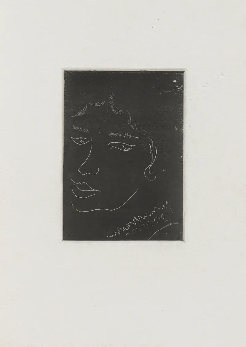 Emma de trois-quarts II av Henri Matisse
