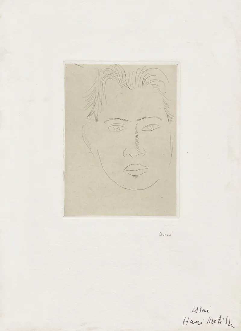 Grand masque Massia av Henri Matisse