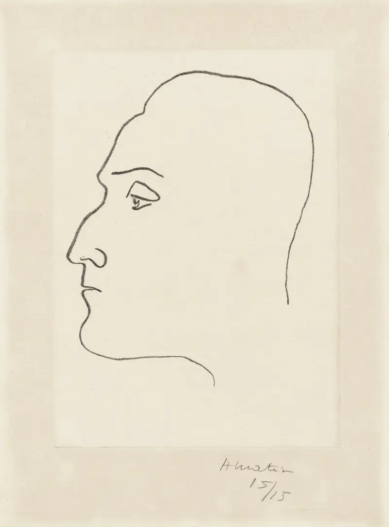 Henry de Montherlant, 1942 – nr 2 av Henri Matisse