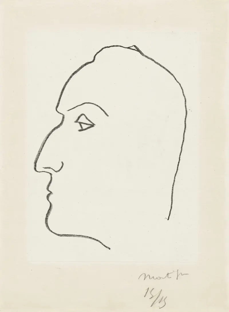 Henry de Montherlant, 1942 – nr 1 av Henri Matisse