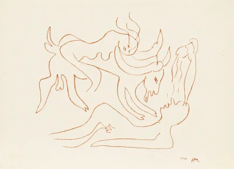Je veux, me souvenant de ma gentille amie etudes dans – Florilège des Amours, Ronsard, 1942 – nr 1 av Henri Matisse