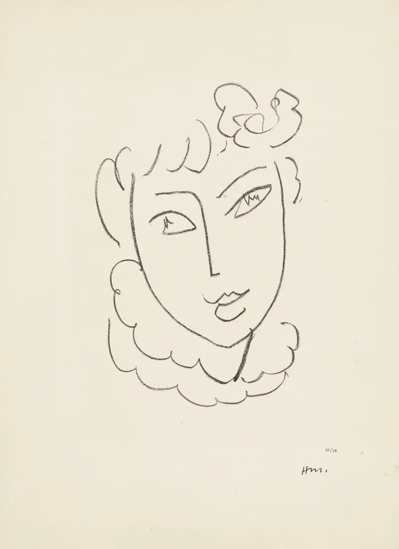 La Pompadour, 1951 – Nr. 10 von Henri Matisse