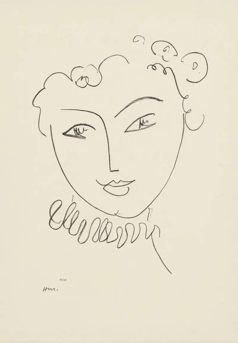 La Pompadour, 1951 – Nr. 5 von Henri Matisse