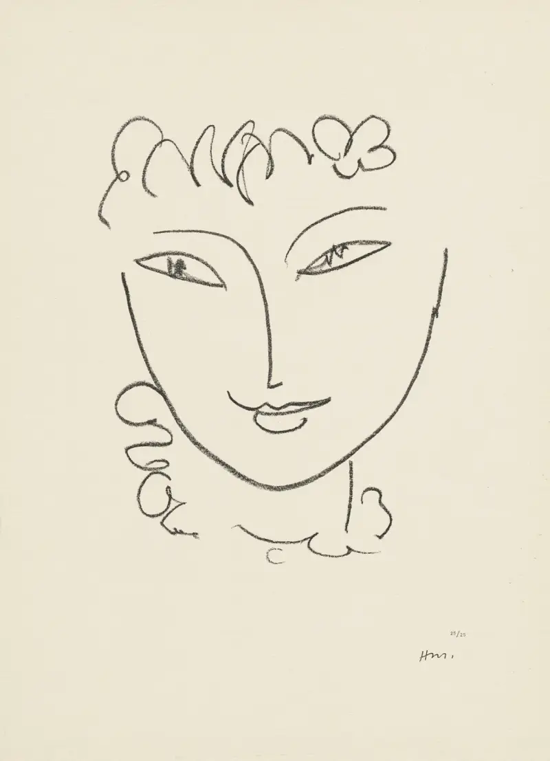 La Pompadour, 1951 – Nr. 7 von Henri Matisse