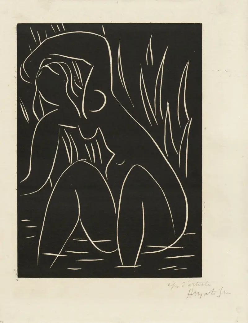 L’après-midi – Etude pour ‘Pasiphaé’ av Henri Matisse