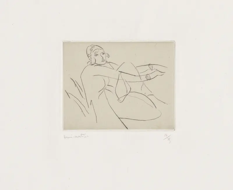 Der geblümte Hut von Henri Matisse
