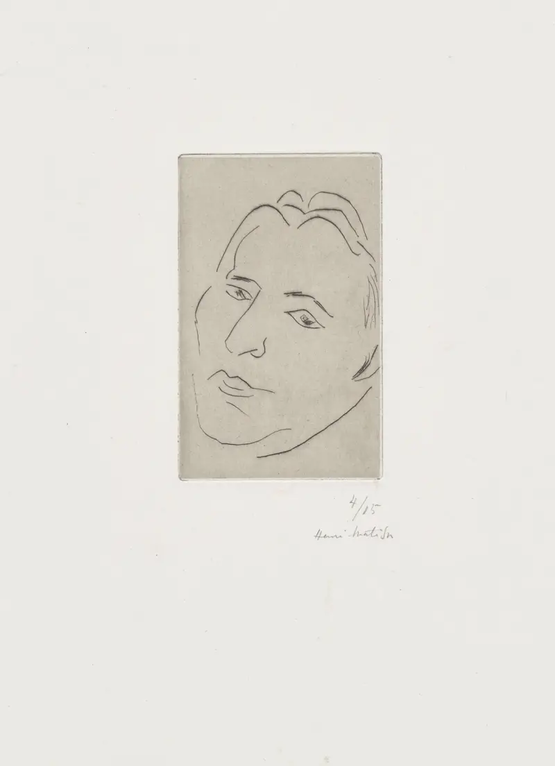 Le pianiste Alfred Cortot av Henri Matisse