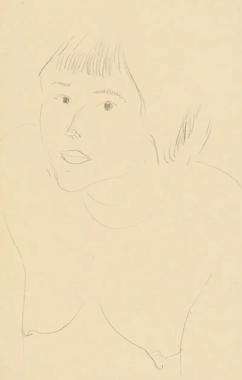 Les yeux noirs av Henri Matisse