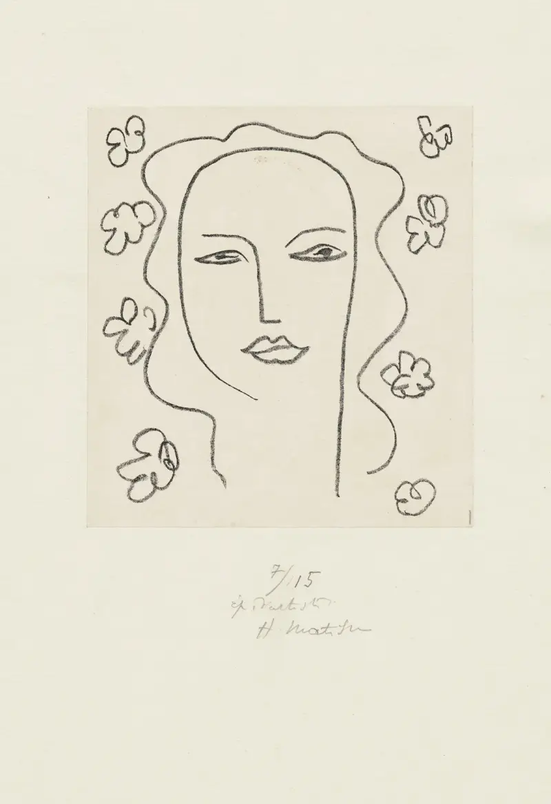 Madeleine – Studie für die Kapelle von Vence von Henri Matisse