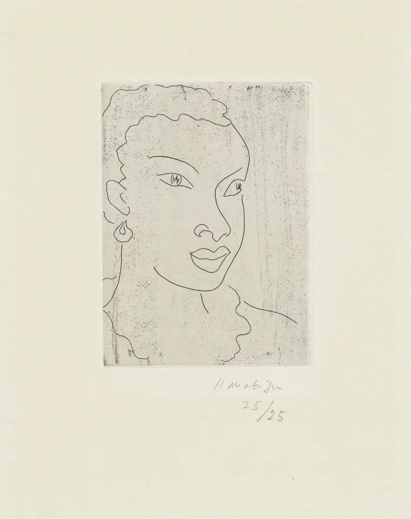 Martiniquaise, 1946 – nr 10 av Henri Matisse