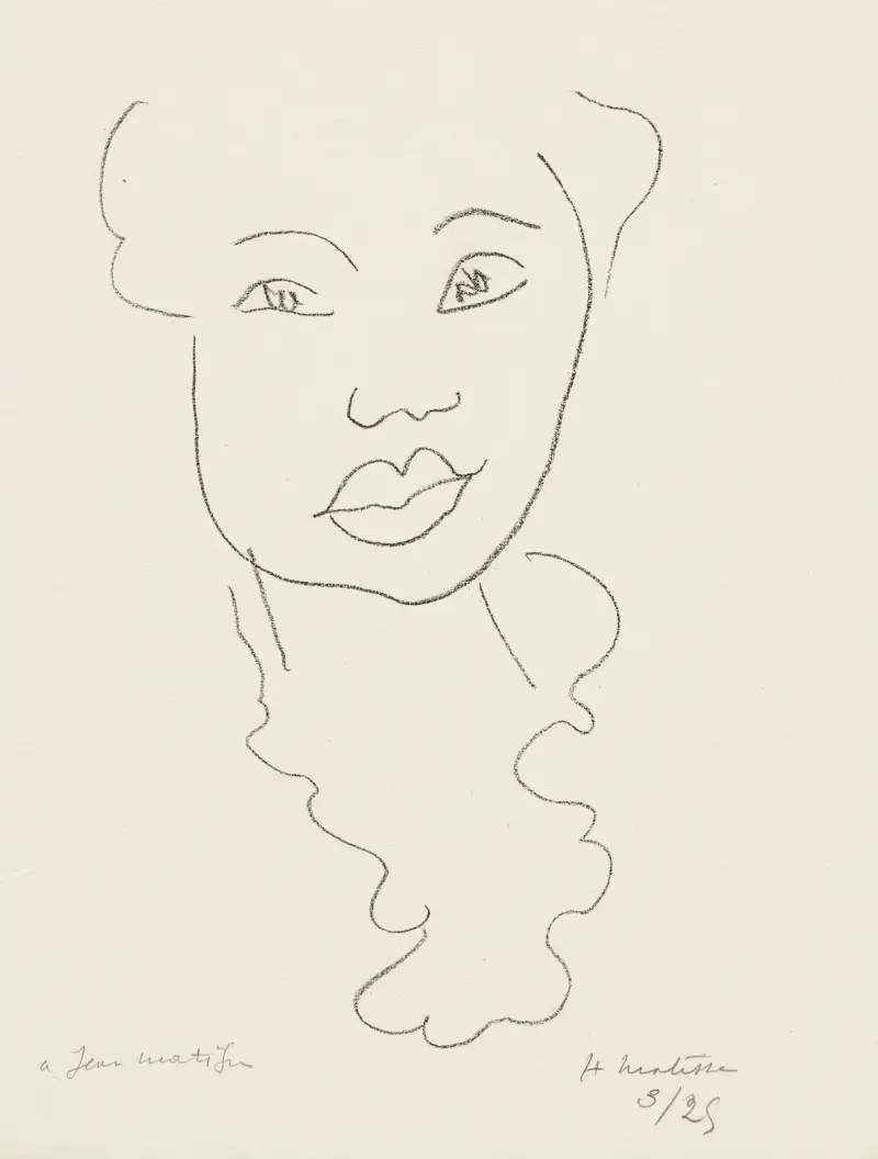 Martiniquaise au décolleté av Henri Matisse