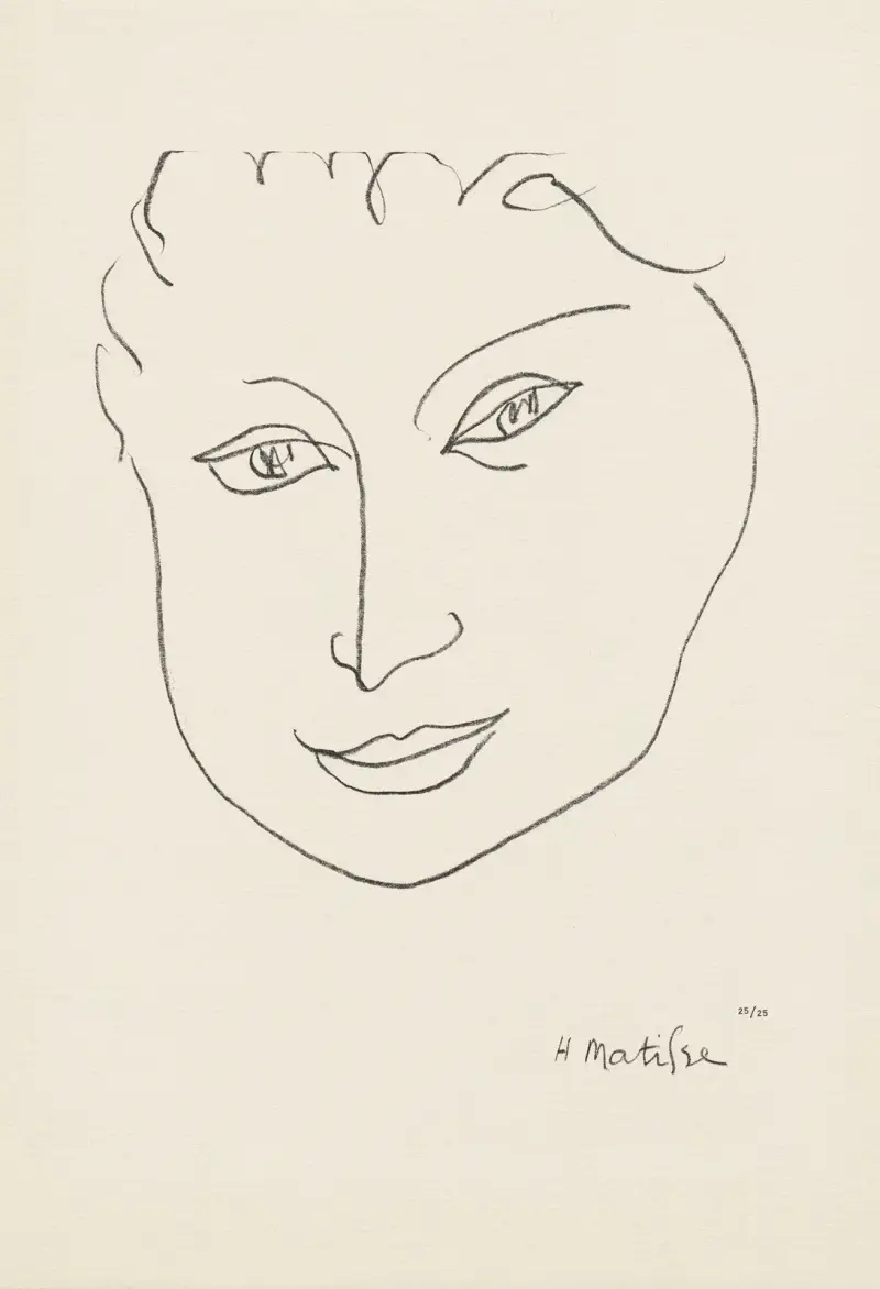 Maske, 1946 – Nr. 2 von Henri Matisse