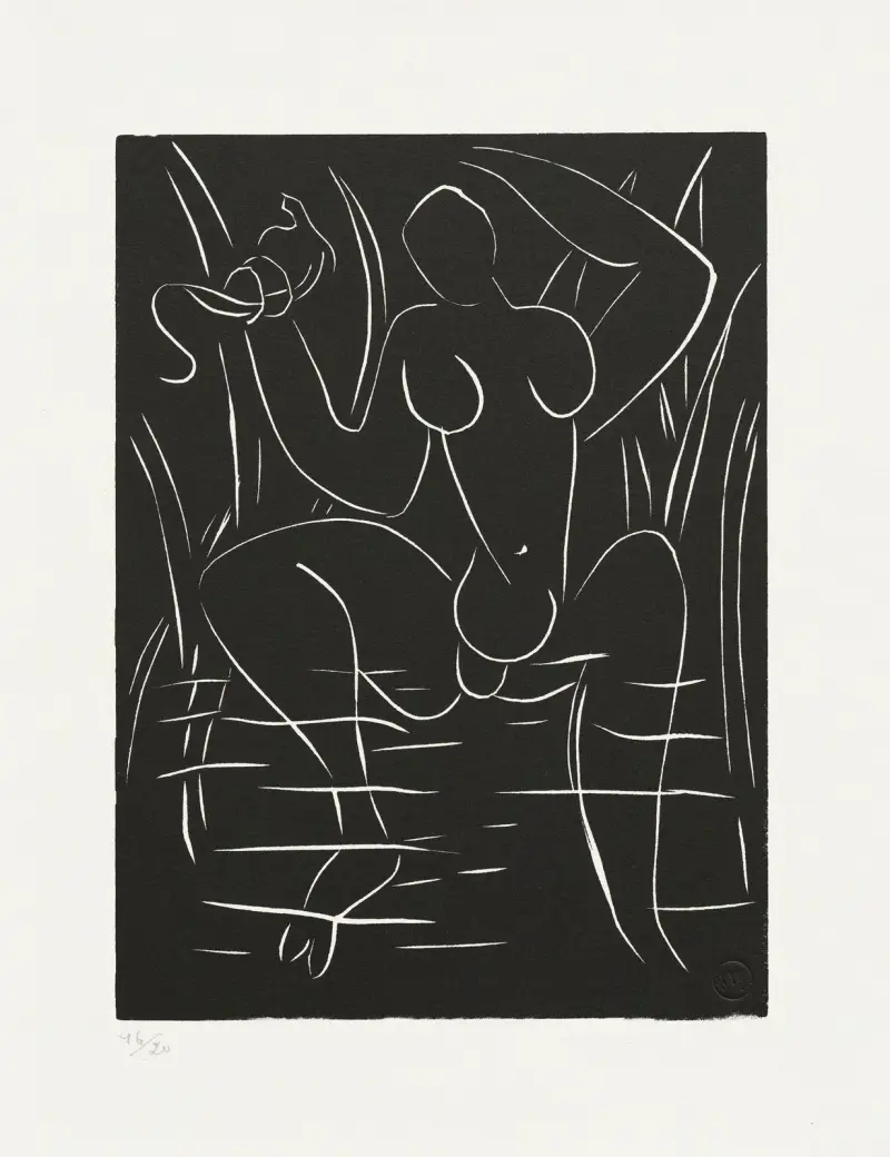 Nu à la rivière – Etude pour ‘Pasiphaé’ av Henri Matisse