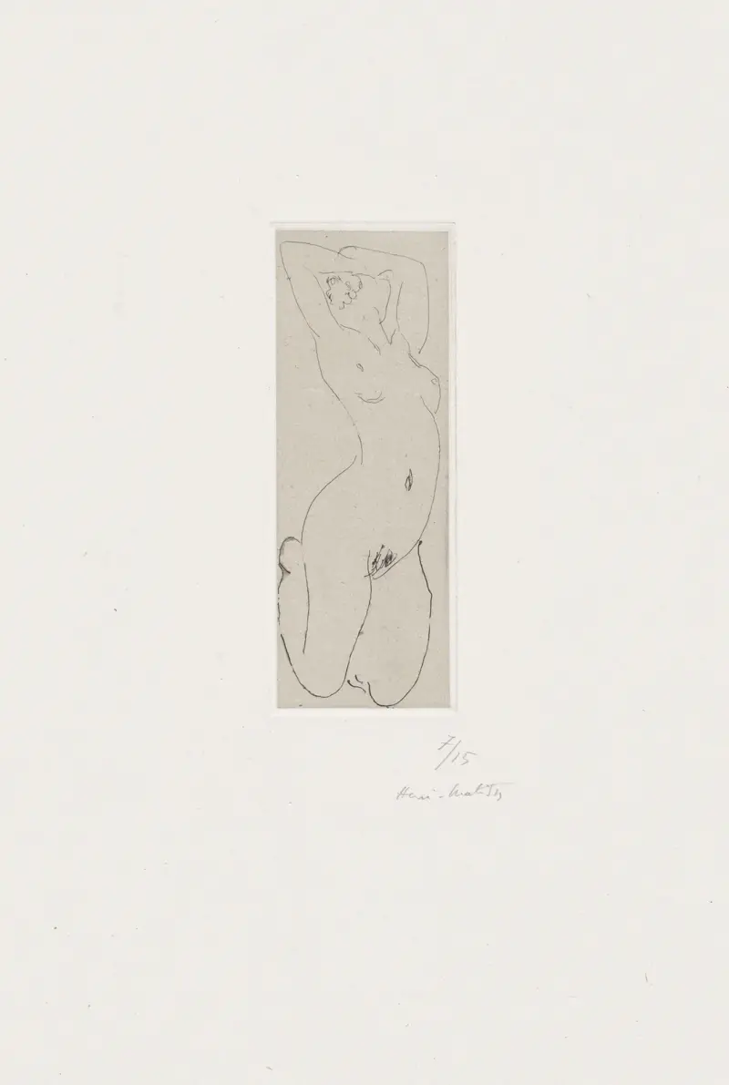 Nu agenouillé et cambré av Henri Matisse