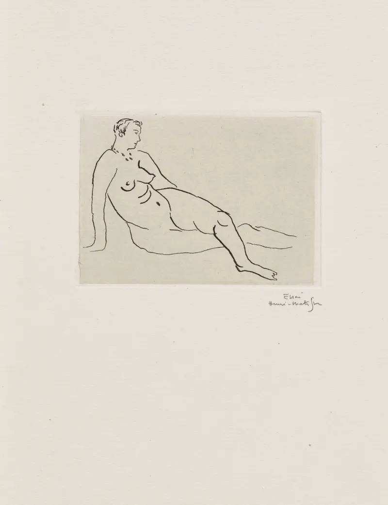 Akt mit Halskette von Henri Matisse