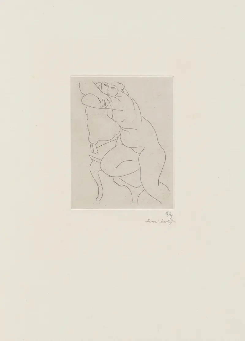 Akt im Lehnstuhl von Henri Matisse
