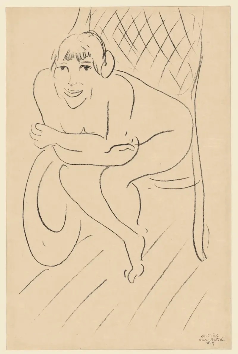 Akt i gungstol av Henri Matisse