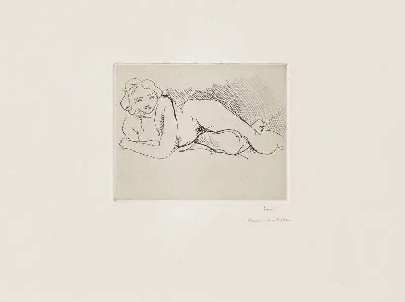 Ležící akt, 1929, Henri Matisse