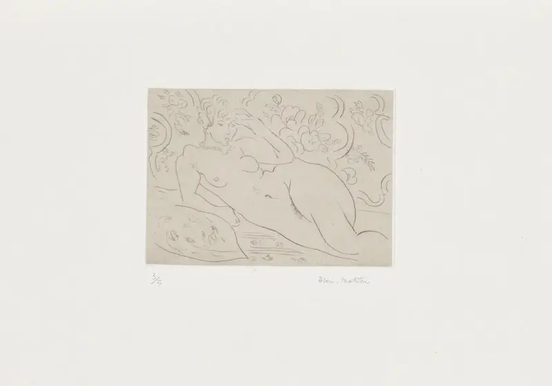 Akt w kwitnącym wnętrzu, Henri Matisse