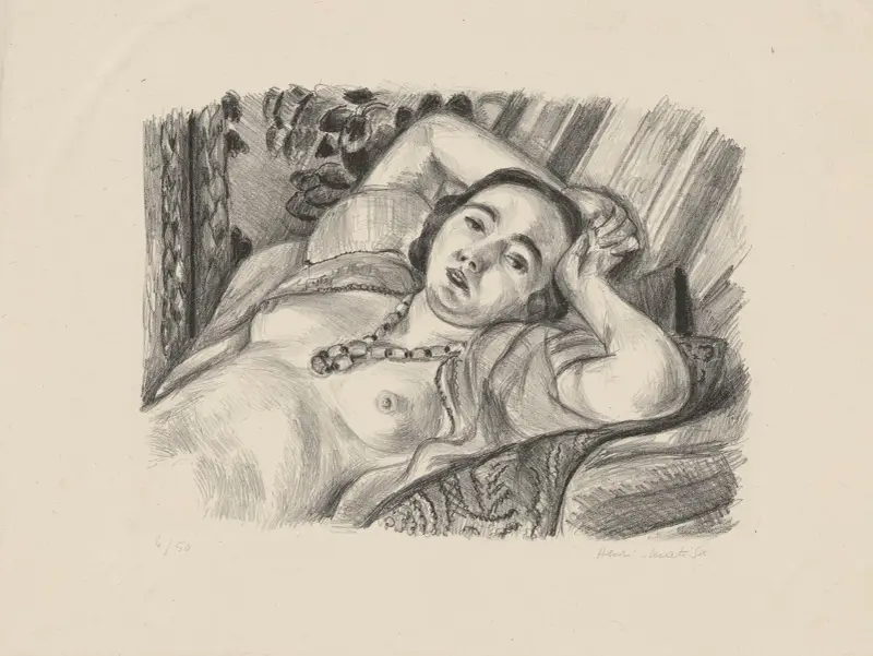 Odaliske mit Halskette von Henri Matisse