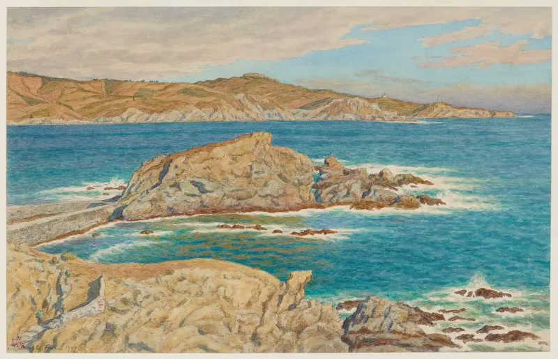Anse de Banyuls av Henri Rivière