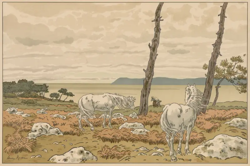 Aspects of Nature; The Bay av Henri Rivière