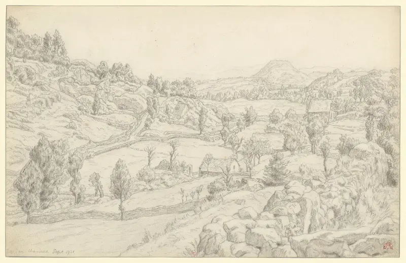 Besse-en-Chandesse av Henri Rivière