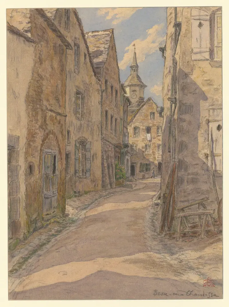 Besse-en-Chandesse av Henri Rivière