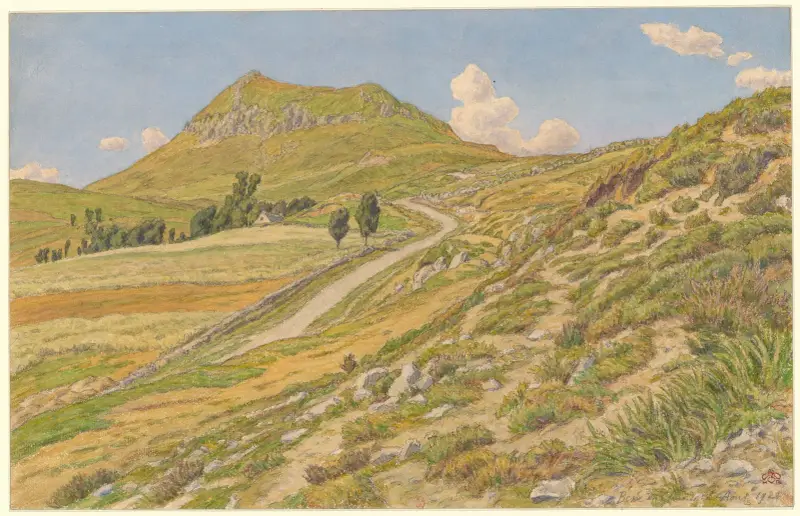 Besse-en-Chandesse av Henri Rivière