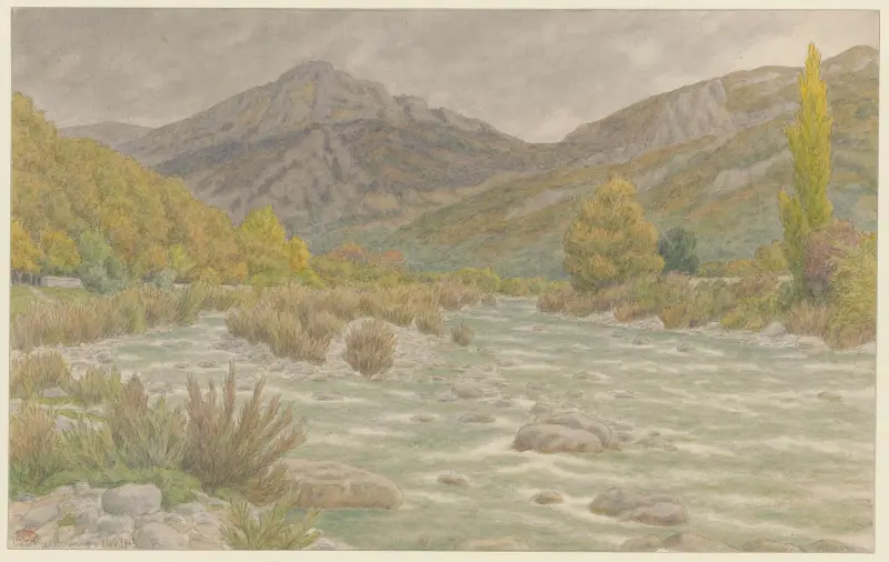 Buis-les Baronnies, l’Ouzève av Henri Rivière