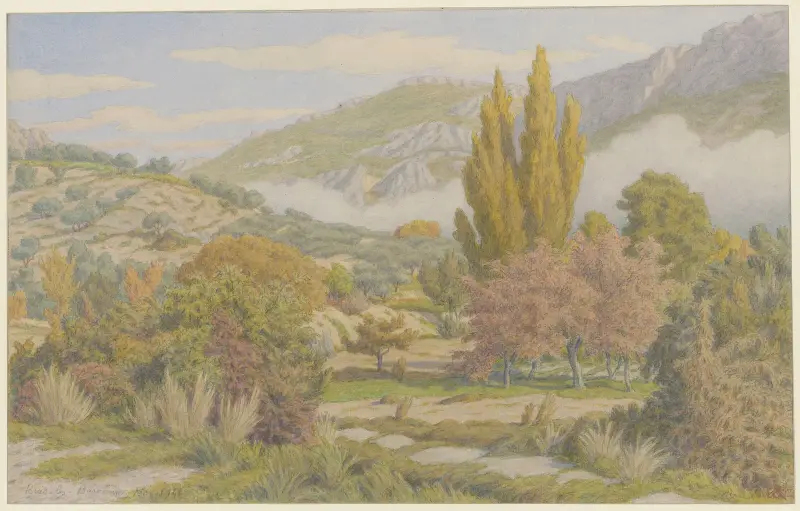 Buis-les-Baronnies, vallée de l’Ouzève av Henri Rivière