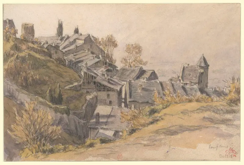 Conflans av Henri Rivière