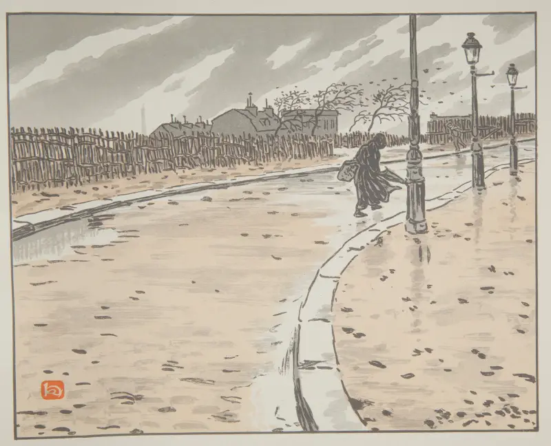 De la rue Lamark av Henri Rivière
