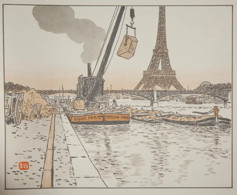 Du Quai de Passy av Henri Rivière