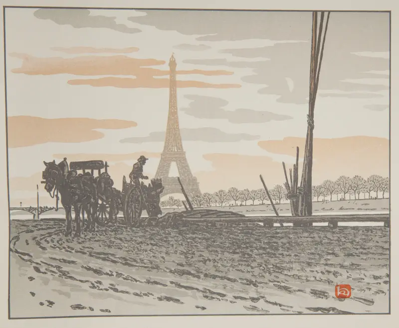 Du Quai de Pasy – Charboniers av Henri Rivière