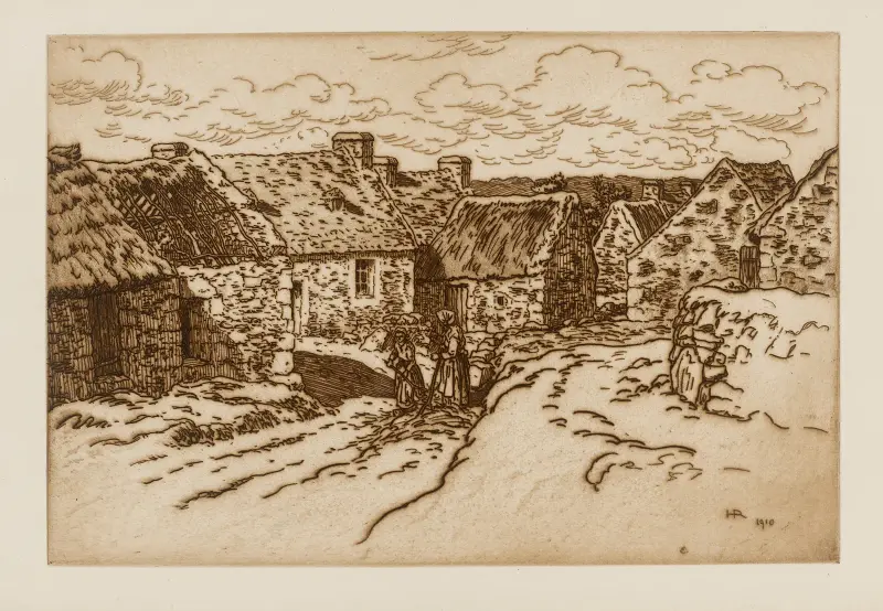 By i Cap de la Chèvre av Henri Rivière