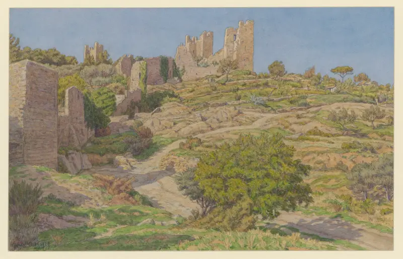 Hyères av Henri Rivière
