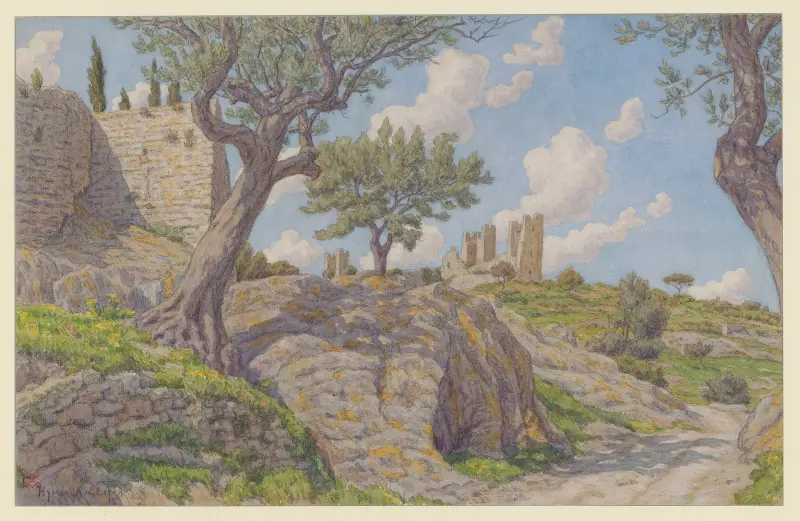 Hyères av Henri Rivière