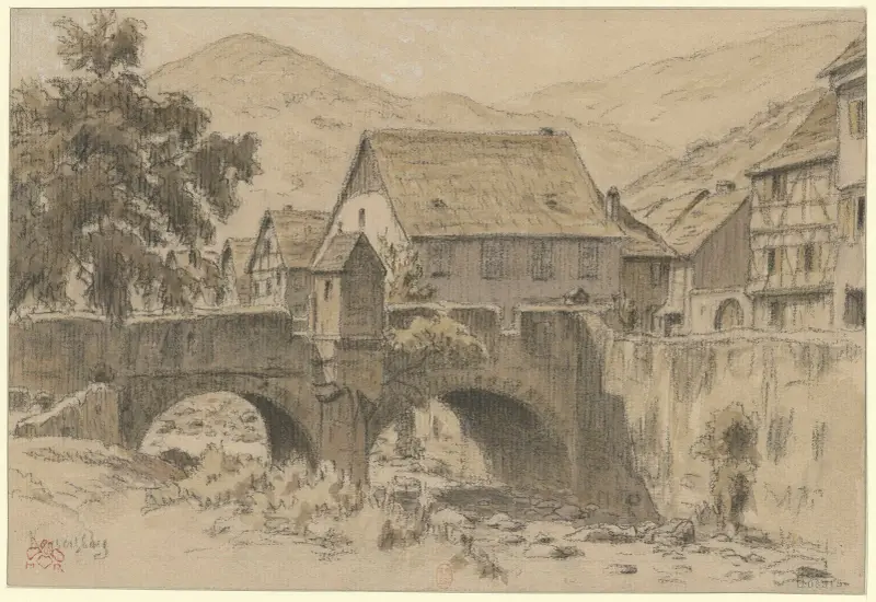 Kaysersberg av Henri Rivière