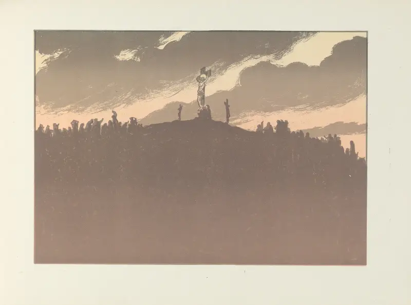 Le Golgotha av Henri Rivière
