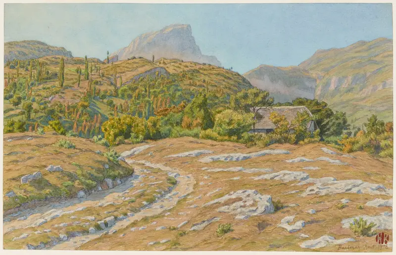 Le Granier. Barberaz av Henri Rivière