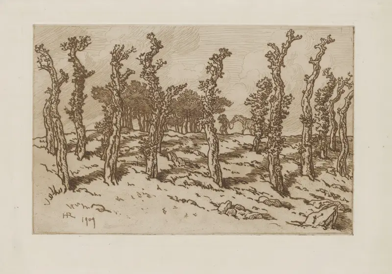 Huggna ekar av Henri Rivière