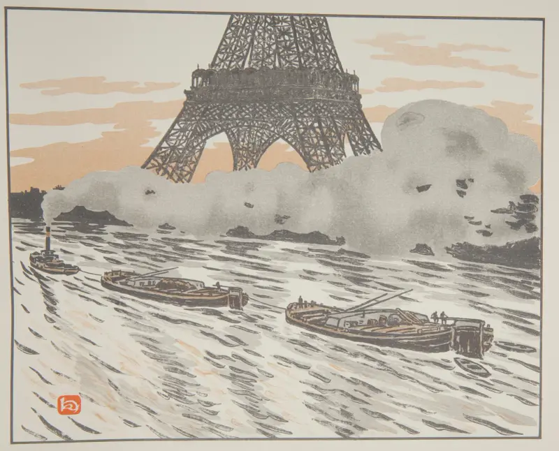 Pråmarna av Henri Rivière